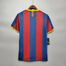 Camisa Barcelona Retrô 2010/2011 Azul e Grená - Nike