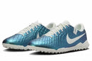 Chuteira Society Nike Tiempo Legend 10 TF - Azul Metálico/Branco