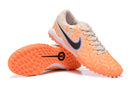 Chuteira Society Nike Tiempo Legend 10 TF - Laranja/Bege