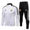 Conjunto Benfica 21/22 Branca - Adidas - Com Fecho